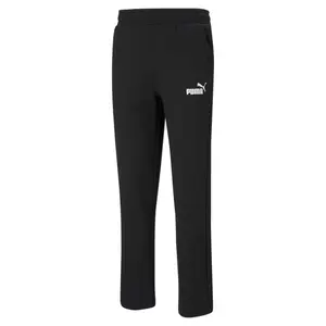 PUMA Mens Essentials Logo Pants Casual Drawstring - Black