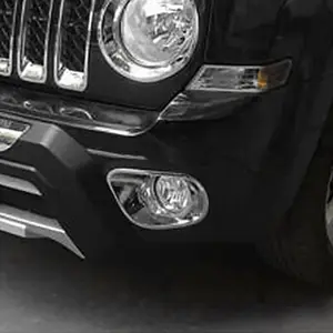 For 2011-2016 Jeep Patriot Front Bumper Fog Light Lamp Cover Trim (2 pcs)