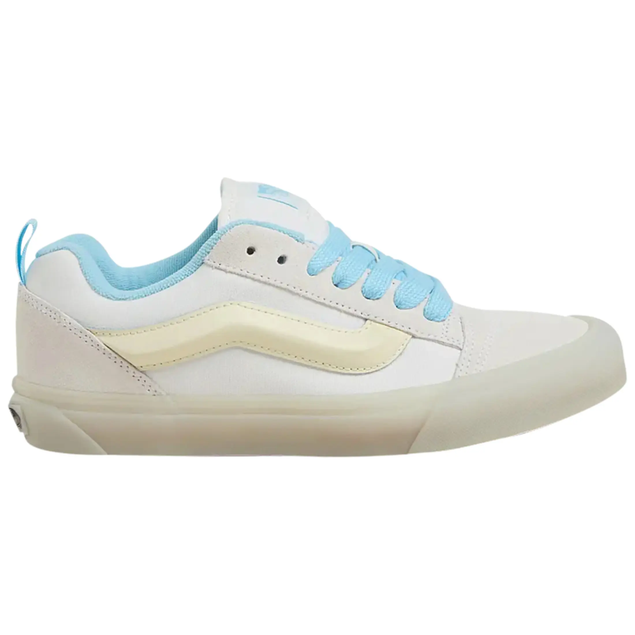 Vans Knu Skool White Blue Glow in the Dark VN000D6CZ5D Men's Fashion Shoes New