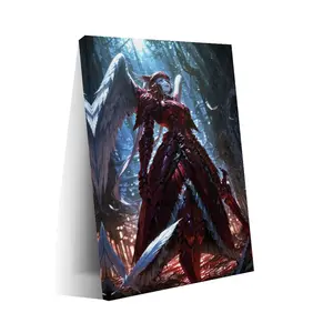 Anime Overlord, Shalltear Bloodfallen Art PosterWall Art Canvas Print Bedroom Living Room Decor