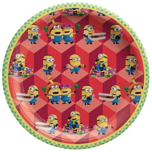 Despicable Me Minion Adventure 7" Round Paper Plates - 8 Pack