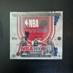 2025-2026 Topps NBA Hoops Jumbo Box 2 Autos!