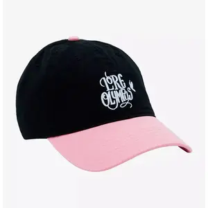 Vibrant Color-Block Cotton Dad Cap - Snapback Hat with Licensed Embroidery Art and Logo Print, Licensed Art