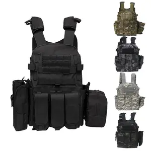 Tactical Vest 6094 Combination Training Tactical Vest Multifunctional Weight-bearing Training Suit Real Combat Outside and Outside Quick Release