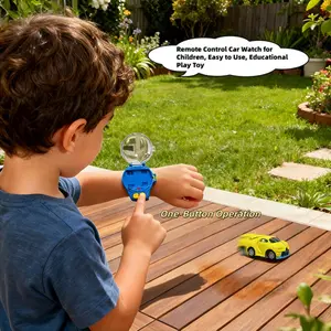 Children's Watch Remote Control Toy, Metal Material, Gift for Boys and Girls, Racing with Rechargeable Battery and Lights，mini cars for kids，remote toy for baby，mini cars for kids，car watches，tiny rc car，mini cars，toys for 3 year old boy，toddler toy