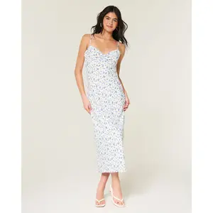 Hollister Crepe Slip Maxi Dress