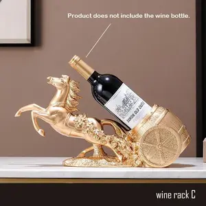 Creative Art Wine Rack, Luxurious Elegant Home Bar Cabinet, Decorative Wine Storage, New House Warming Decoration, Stylish Dining Room Furniture