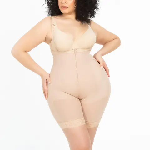 Shapellx AirSlim Firm Tummy  Bodysuit With Butt Lifter Shorts Shapewear Womenswear