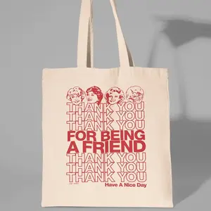 Golden Girls Thank You For Being A Friend Pop Cotton Canvas Tote Bag