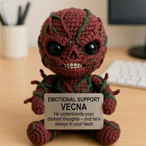 Emotional Support Vecna Crochet Doll