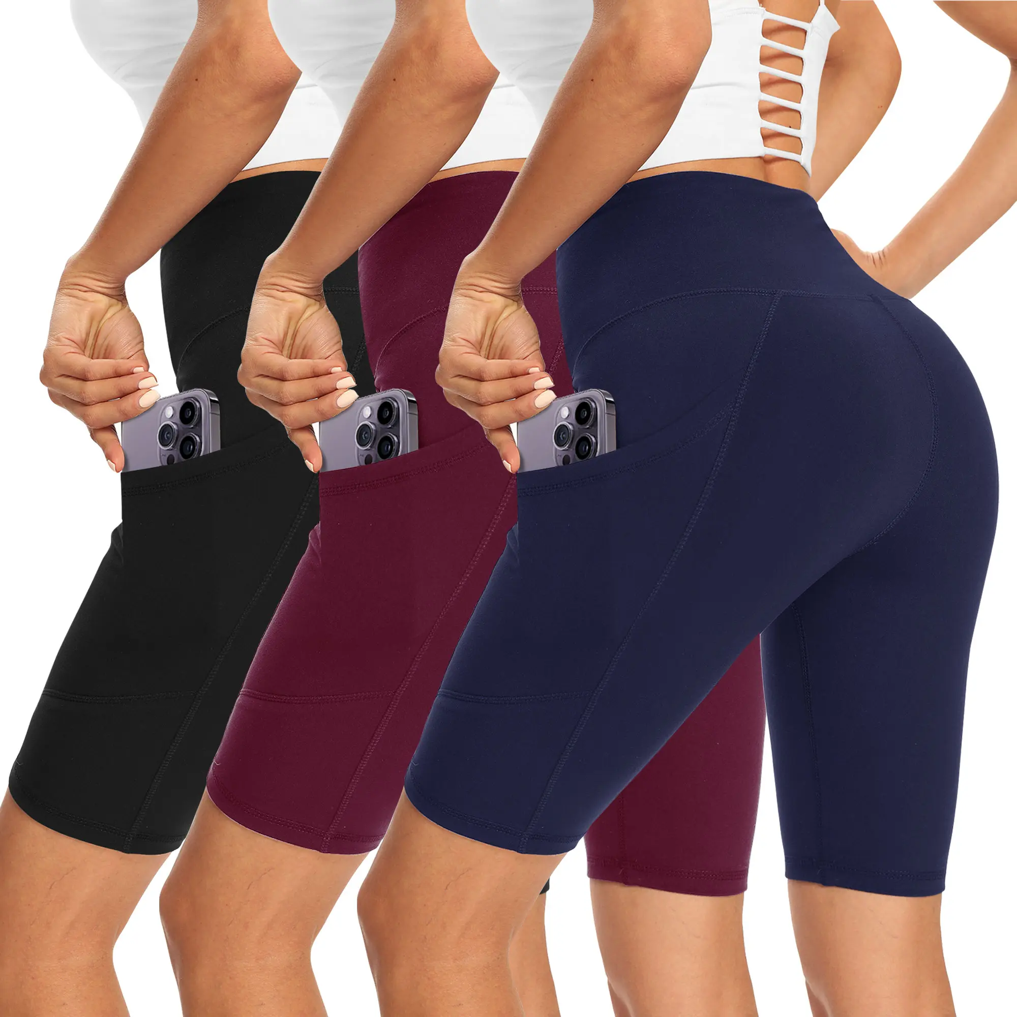 Black/ Wine Red/ Navy Blue