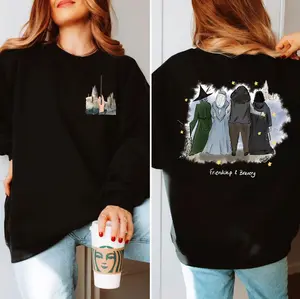 Professor McGonagall Memorial Shirt, Friendship & Bravery 2 Side Shirt, Madame Maggie Smith Shirt, Sweatshirt, Rest In Peace Maggie Smith Tee