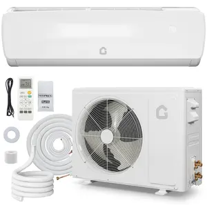 Gaomon 12000 BTU Ductless Mini Split Inverter Heat Pump, 19 SEER2 115V Energy-Efficient Cooling/Heat System, Cools Up to 750 Sq.Ft, Precharged Condenser, Complete Installation Kit