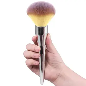 buy one get one, Large Powder Brush - Ultra Soft Synthetic Fibers for Gentle Application & Precision Control - Perfect for Blending Liquid Cream & Flawless Powder - Versatile Makeup Tool