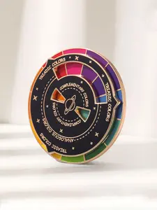 Creative Colorful Planet Design Brooch,  Cute Fashion Alloy Badge for Daily Clothing Decor, Trendy All-match & Exquisite Brooch for Birthday Gift