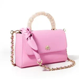 ROSE QUARTZ TABITHA TOP HANDLE CROSSBODY BAG
