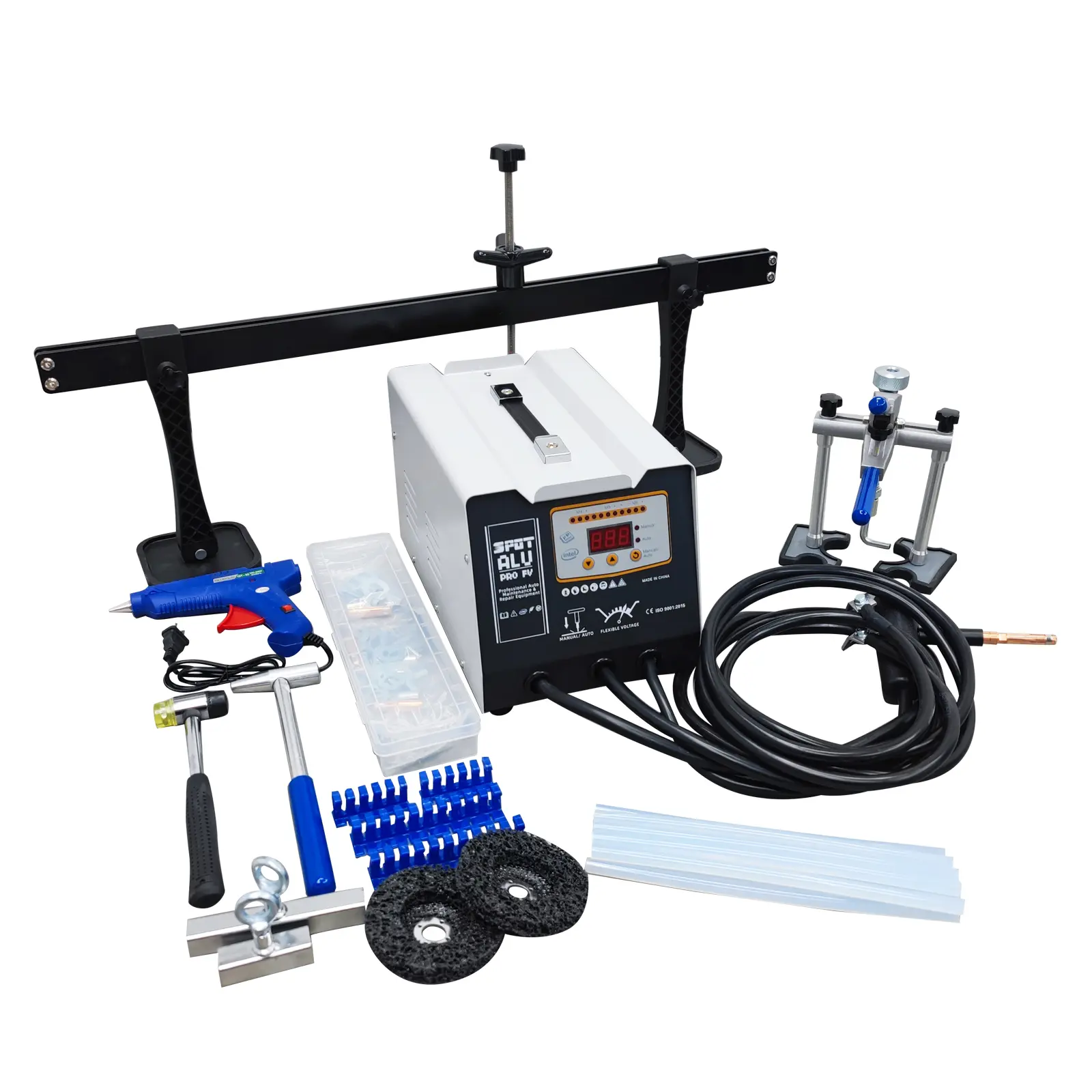 YOKOMA Aluminum Panel Spot Dent Repair Welder 110V, Auto Body Stud Welding Puller Machine for Car Workshop