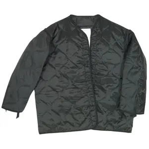 212 MAIN Men's M65 Field Jacket Liner - Longsleeves Nylon Shell Polyester Outerwear Coat with Button Closure, Modest Fashion Menswear Jacket (Sizes S-3XL)