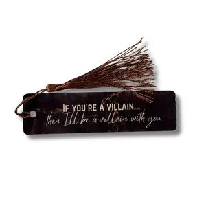 "If you're a villain..." Metal Bookmark