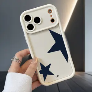 Starry Night Case for iPhone 17 Air 16 16e 15 14 13 12 11 Pro Max Plus XS X Pocket Friendly Shockproof Silicone Softcase Compatible with Multiple Models