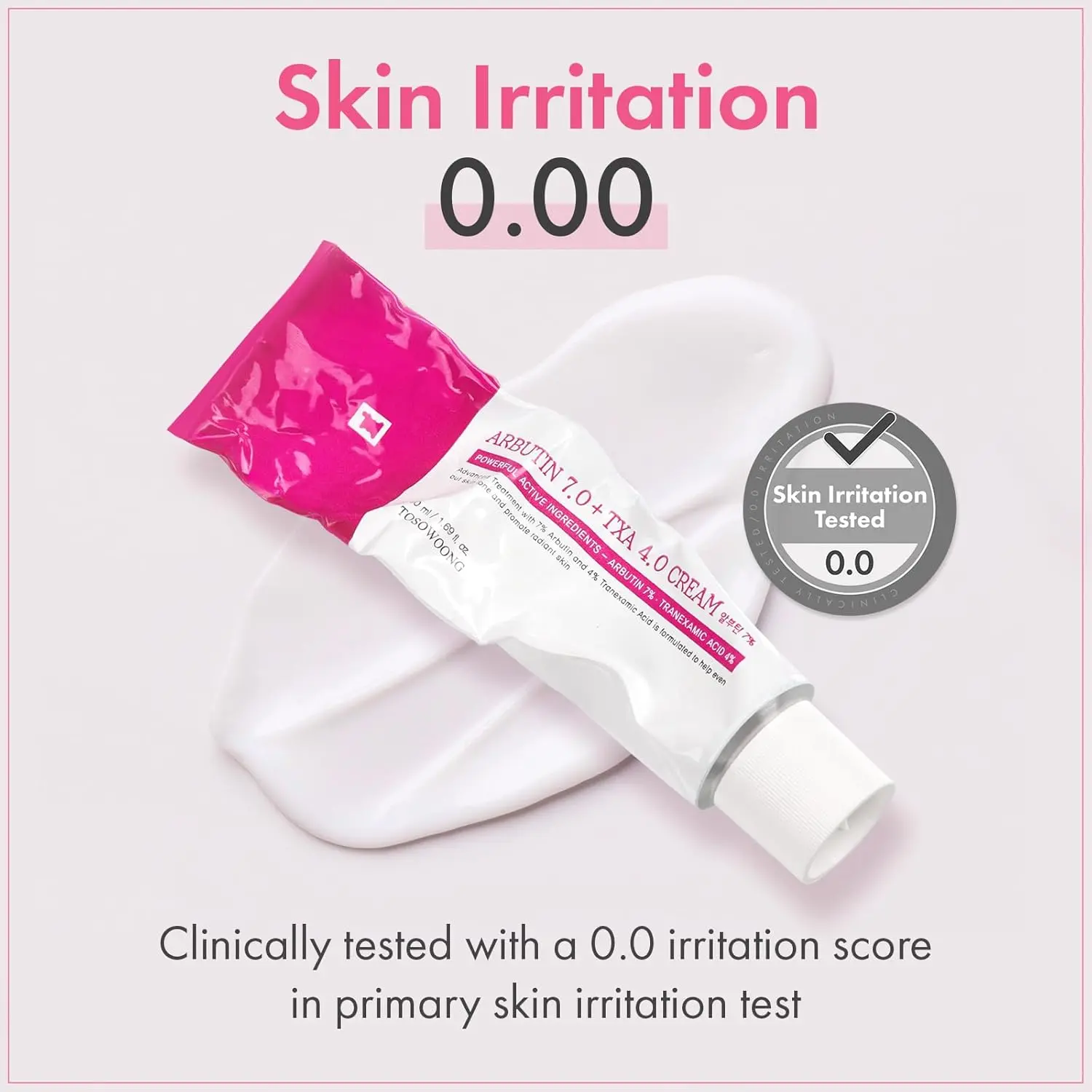 Arbutin 7% + Tranexamic Acid 4% Cream, 70,000ppm Arbutin, 40,000ppm TXA,  Niacinamide, Glutathione, Dark Spots, Freckle, Blemishes, Pigmentation,  Korean Skin Care, 50ml, 1.69 fl.oz. Moisturizers Comfort