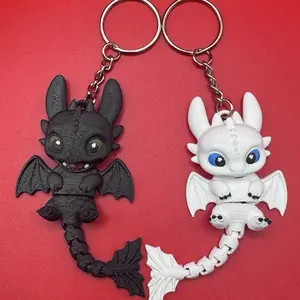 Baby Dragon Flexi Tail Keychain