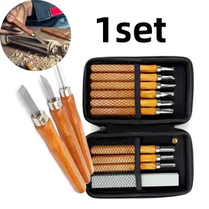 Wood Carving Knife Set - 12 PCS Hand Carving Tool Set for DIY Sculpture Carpenter Experts & Beginners - Home Improvement
