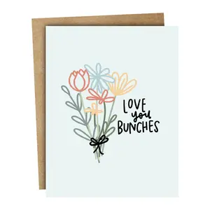 Love You Bunches Card