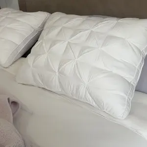 Mellow Sleep | Ploof Pillow – Extra-Fluffy Dual-Layer Pillow, Cloud-Like Soft Plush Bed Pillow with Breathable Support, Never Flat, Neck-Cradling Comfort for Side, Back & Stomach Sleepers, Machine Washable