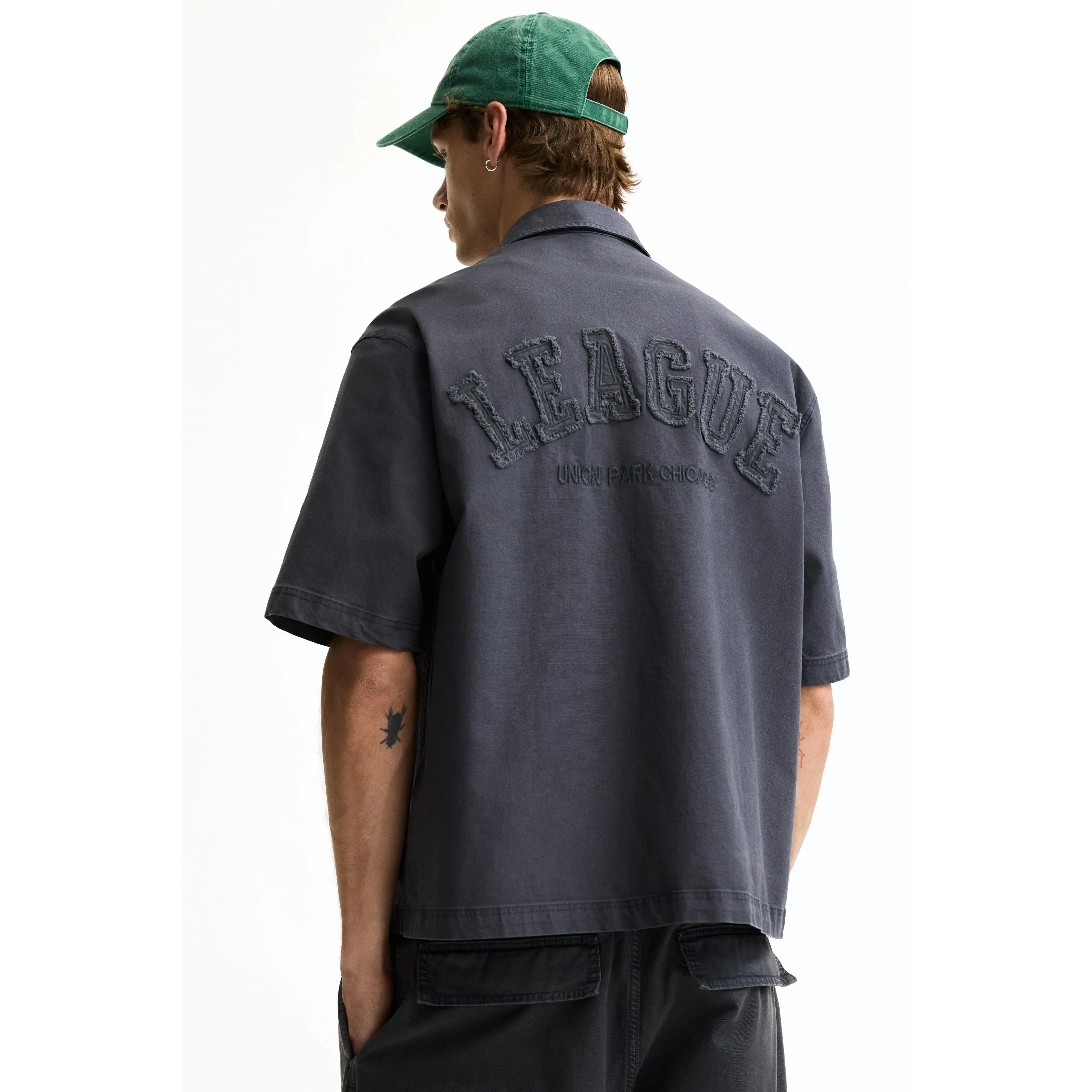 H&M Relaxed Fit Short-sleeved cotton shirt
