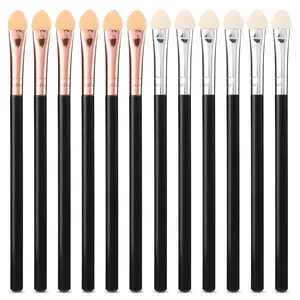Makeup Brushes Set 12 Pcs Sponge Eyeshadow Brush Kits Eye Applicator Double Sided Reusable Eyemakeup Tool Multifunctional Make Up Accessories Fit Lip Beauty, Eye Shadow, Makeup Lover