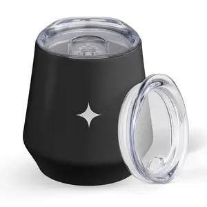 Triple Vacuum Insulated Stainless Steel Wine Tumbler with Lid