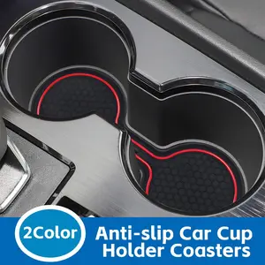 Waterproof Anti-Slip Car Cup Holder Mat Coasters, Durable Interior Accessory Designed for Nissan X-Trail 2021-2023, Essential Car Accessories