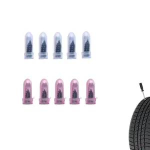 Tire repair rubber nails, vacuum tire repair kit spiral rubber screws, quick self-service tools for tire puncture repair of cars, trucks, motorcycles, and tractors