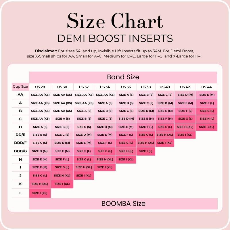 BOOMBA BFF Bundle - Patented Sticky Fashion Bra Inserts - Pack of 2