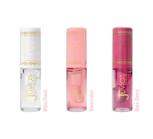 Magic Lip Oil Bundle I - White Peach, Watermelon, Black Cherry - Hydrating, Nourishing, light weight, Non-Tacky, Long Lasting, High Shine, Vegan , Paraben Free, Hint Of Color, Vitamin E, Cruelty Free, Mineral Oil Free, Phthalate Free, Supple & Nourishing