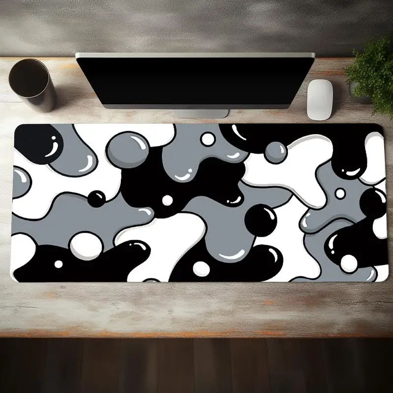 Mouse Pad, 1 Count Abstract Art Large Mouse Pad, Cool Geometric Mouse Pad, Non Slip Rubber Base Mouse Pad for Home Office Gaming Laptop Computer Deskt