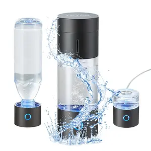 【Summervibes】VEVOR Hydrogen Water Bottle Generator,  , 230 ml / 8.1 oz Capacity Portable Hydrogen Water Maker, SPE Technology Hydrogen Rich Water Ionizer Machine with Nasal Inhalation Tube and Self-Cleaning