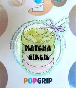 Matcha Girlie Magnetic Kindle Grip Book Lover Cute Kindle Accessories Phone Holder PopSocket Phone Grip Magnetic Pop Socket Phone Grip