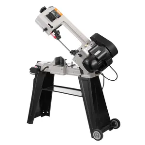 Metal Horizontal Band Saw 4 in x 6 in 550W Motor Variable Speed Bandsaw 110V