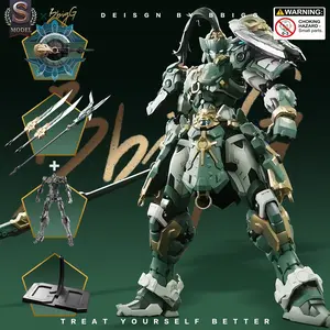 Dragon Spear 1/100 Scale Model Kit, Contains Alloy Inner Structure, 21cm Height, Multi-Function Transforming Weapon System