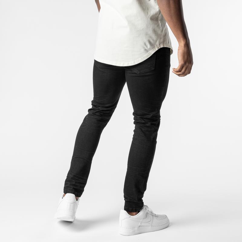 Premium Denim Jeans - Black (Ripped)