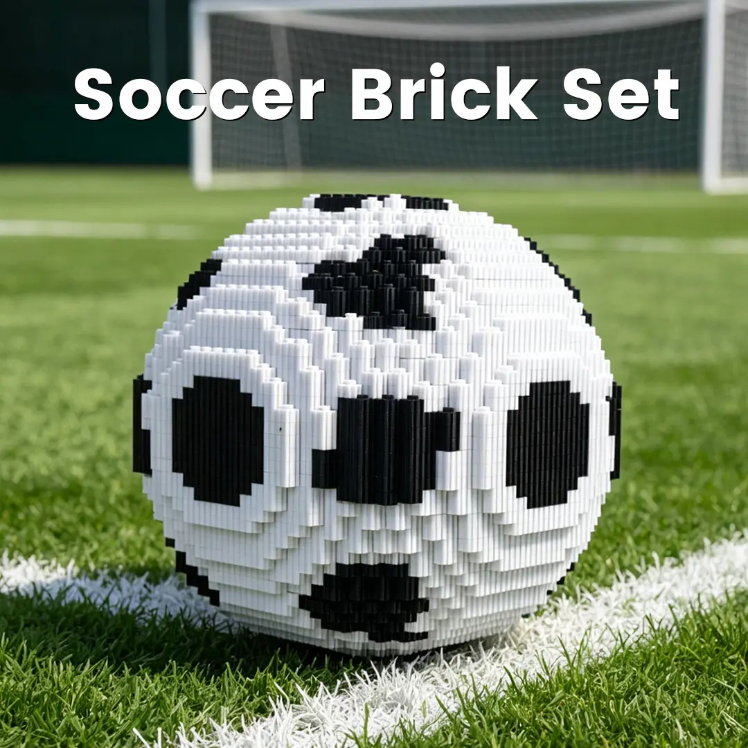 3D Micro Brick football building blocks(2050pcs) - DIY Desktop Sport Model,  High-Quality Mini Block Football Kit Construction Set for Teens & Kids Ages 8+