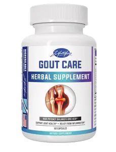Gout Care Herbal Supplement High Potency Balances Uric Acid Support