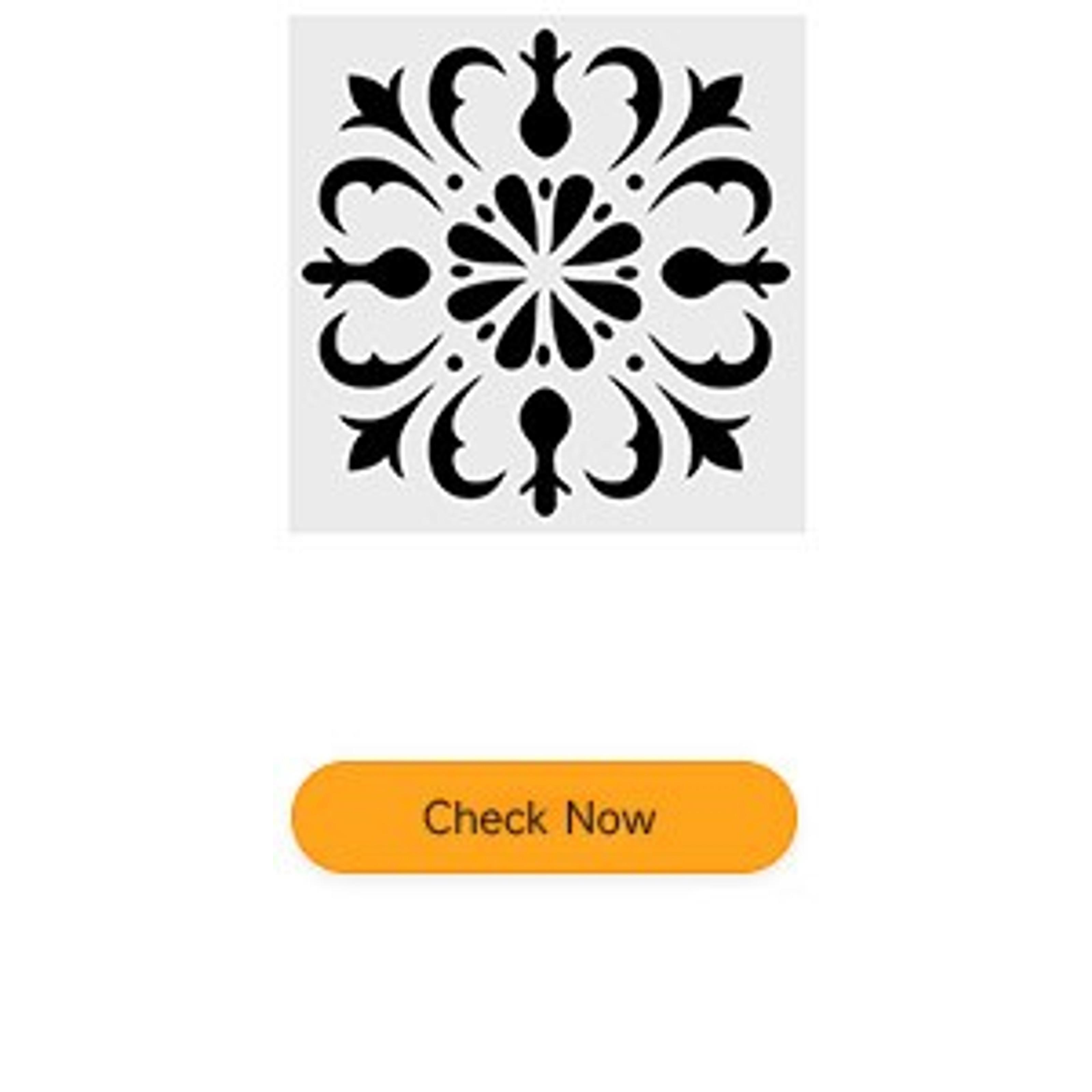 Wall Stencils for Painting Large Pattern 12" x 12", Reusable Large Floor Stencils, Simple Tile Stencils for Decor (NS10)