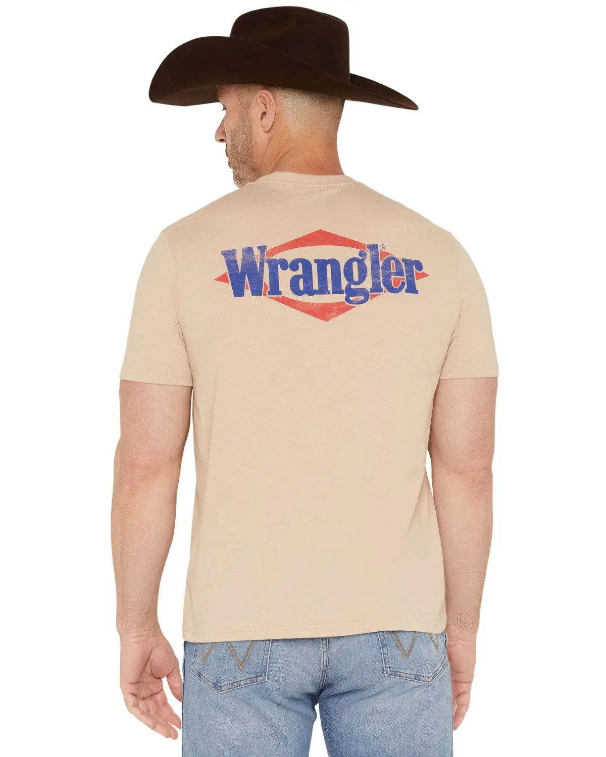 Wrangler Men's Men'S Logo Short Sleeve Graphic T-Shirt - 112375807