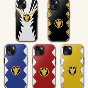 Treandy Power Rangers DinoThunder Tough Phone Case - Perfect Protection Tough Phone Case for iPhone 11 12 13 14 15 16 Pro Max Plus X SE, Samsung S21 S22 S23 S24 S25 SKD