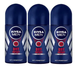 Nivea Men Dry Impact Antiperspirant Deodorant Roll-on 50ml. Choose below.