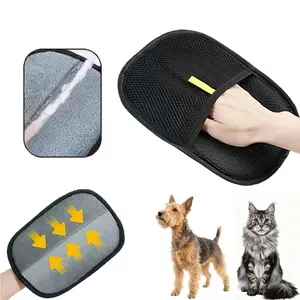 Magic Static Pet Hair Remover - Forget Lint Rollers! Instantly Lift Pet Hair from Couch, Clothes & Car Seats. Reusable & Washable Fabric for Dogs & Cats. removal electrostatic glove