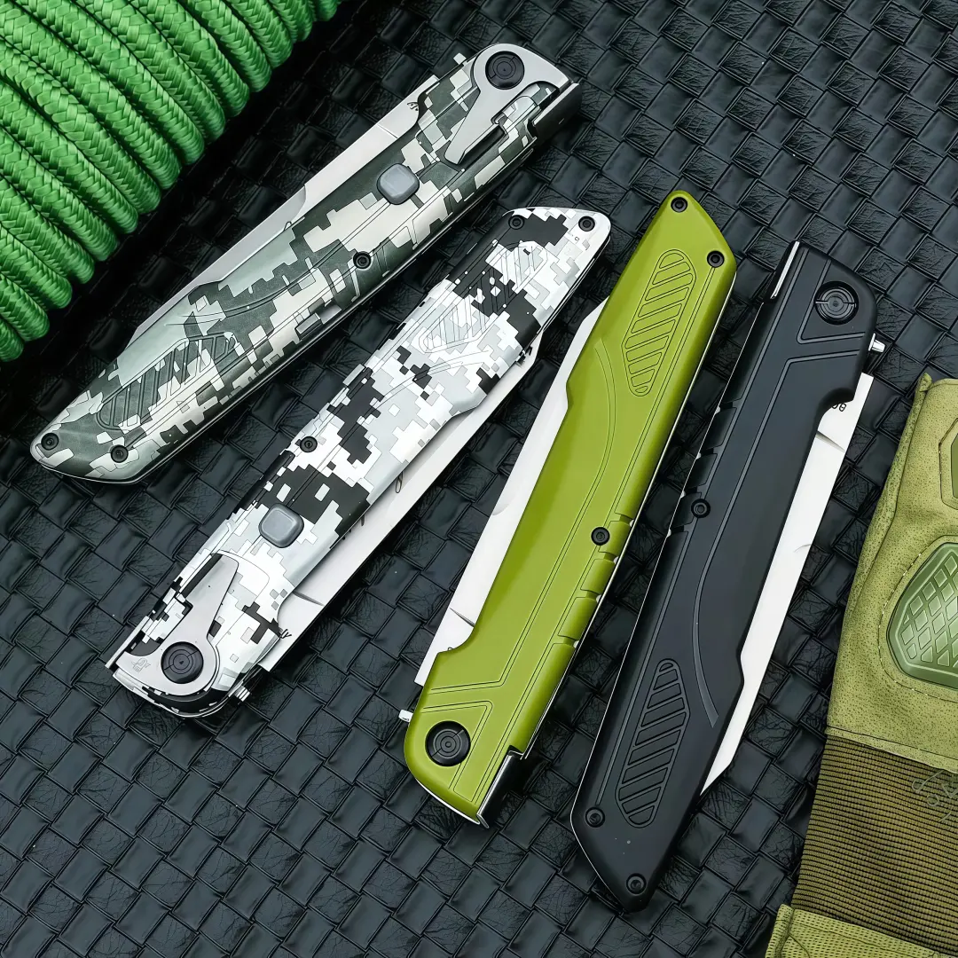Titanium Multitool Blades - Rugged Cutlery, Multi-Tool Handle Cutlery, Fruit Knife, Kitchen Knife, Hiking/Light Outdoor EDC Tool, Men’s Camping Gift, Knives
